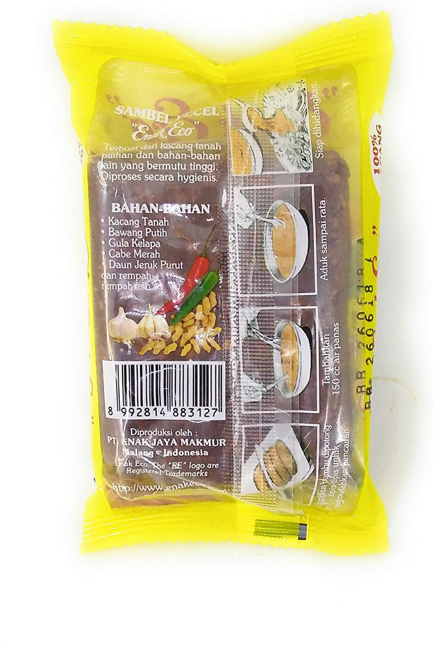 Enak Eco Sambel Pecel - Sedang (Medium), 185 Gram