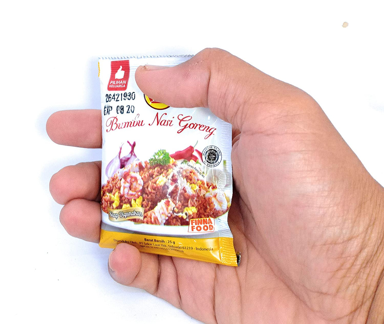 Finna Uleg Bumbu Nasi Goreng (Fried rice Seasoning), 25 Gram (10 Sachets) 