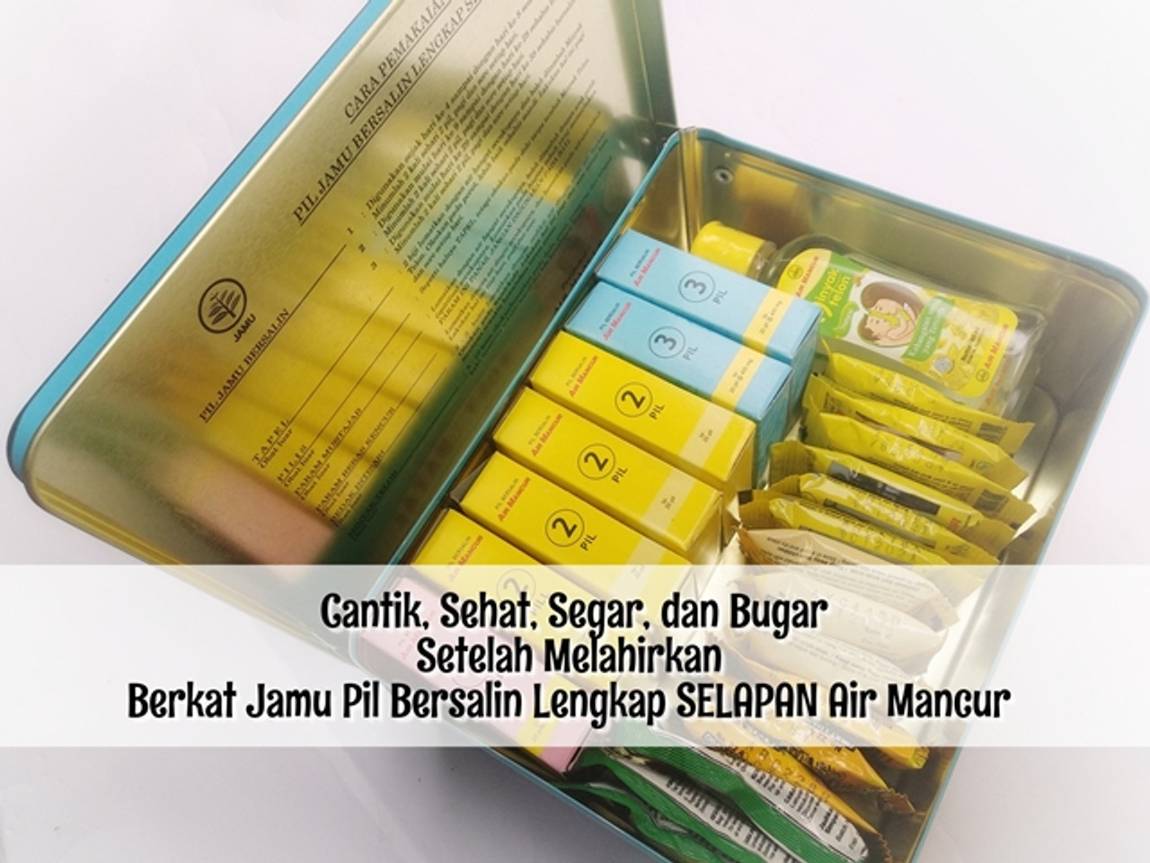 Airmancur Jamu Bersalin Lengkap Selapan 1 Box Ud Jawa Berkah Makmur