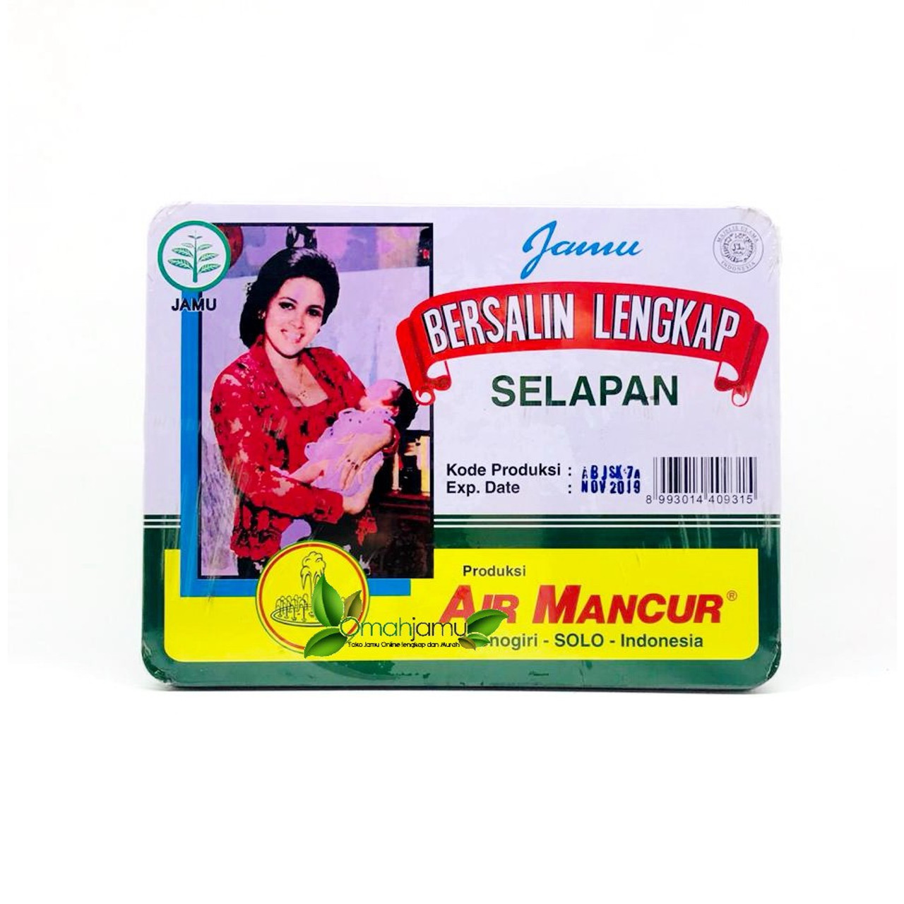 Airmancur Jamu Bersalin Lengkap Selapan (1 Box)