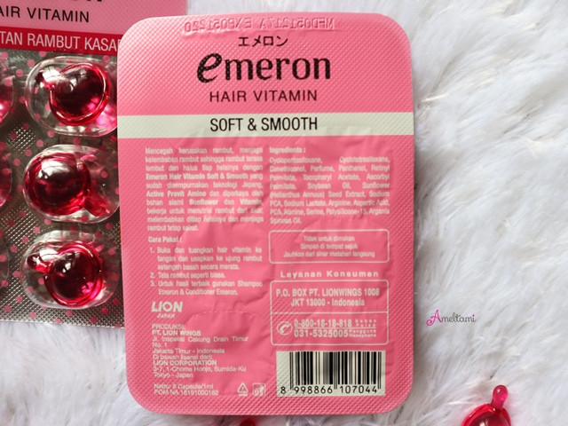 Emeron Hair Vitamin Soft & Smooth, 1 Blister ( 6 Capsule) UD Jawa