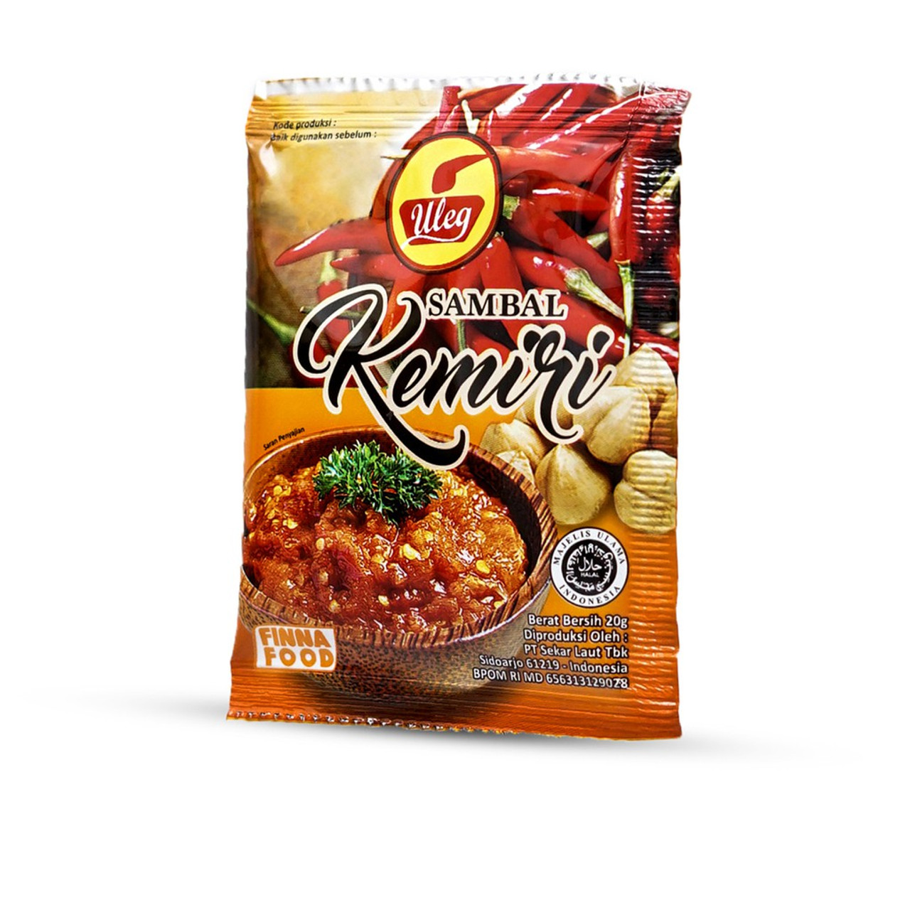 インドネシア　チリー Sambal ULEG サンバル KEMIRI 120袋 インドネシア チリー Sambal ULEG サンバル KEMIRI 30袋 - メルカリ