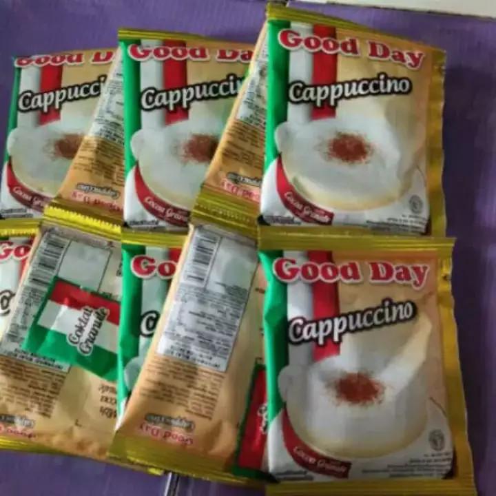 Good Day Cappuccino with Chocolate Granule Instant Coffee 10-ct