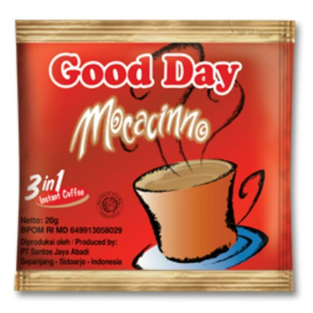 Good Day Moccacino Instant Coffee, 100 Gram (5ct x @20 gr) - (3.52