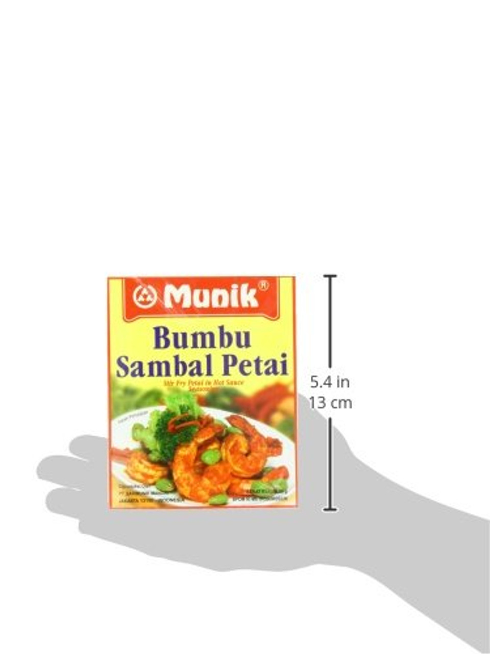 Munik Bumbu Sambal Petai Stir Fry Petai in Hot Sauce Seasoning , 90 gr