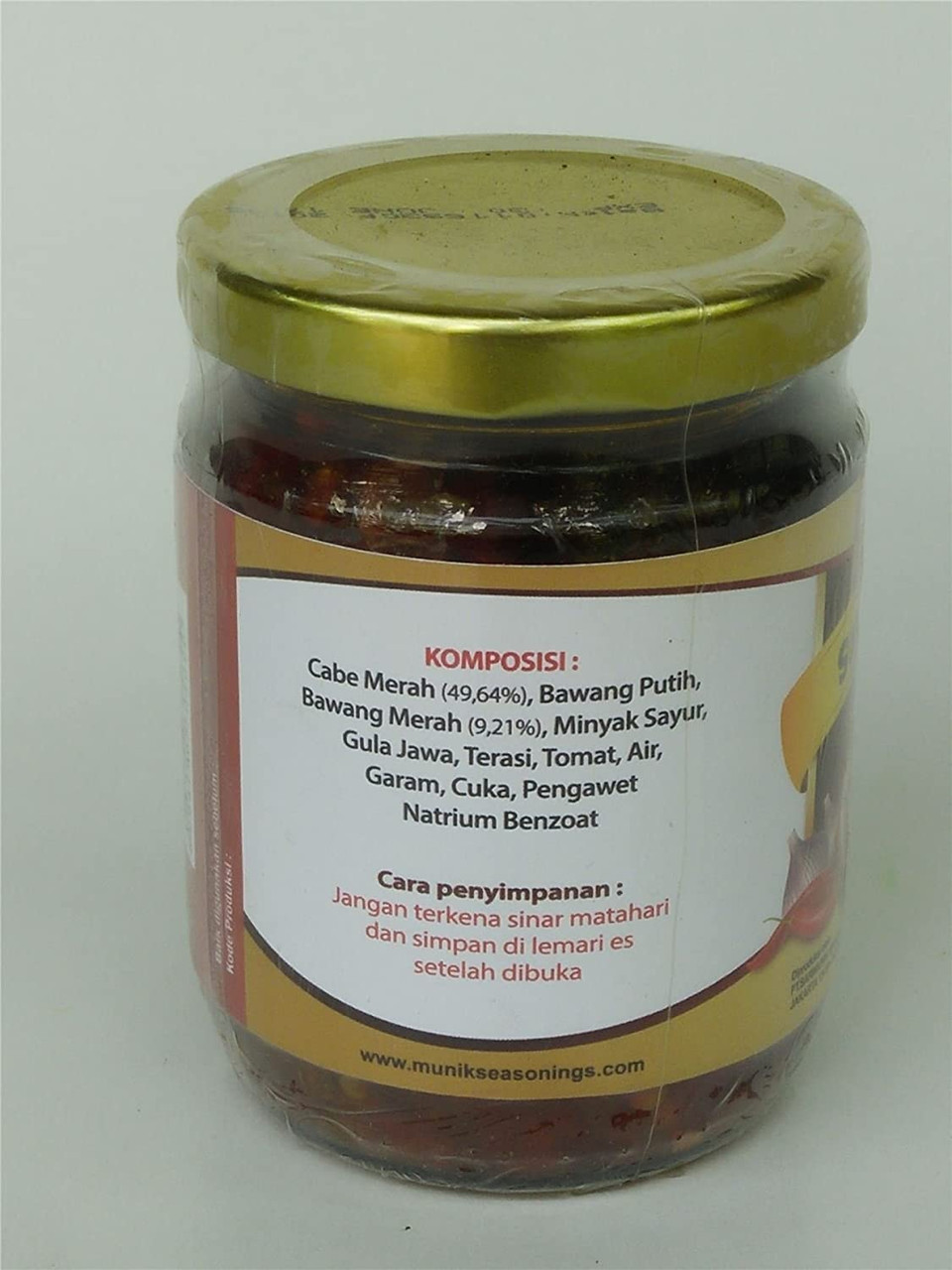 Munik Sambal Bajak Chili Sauce, 245 Gram 