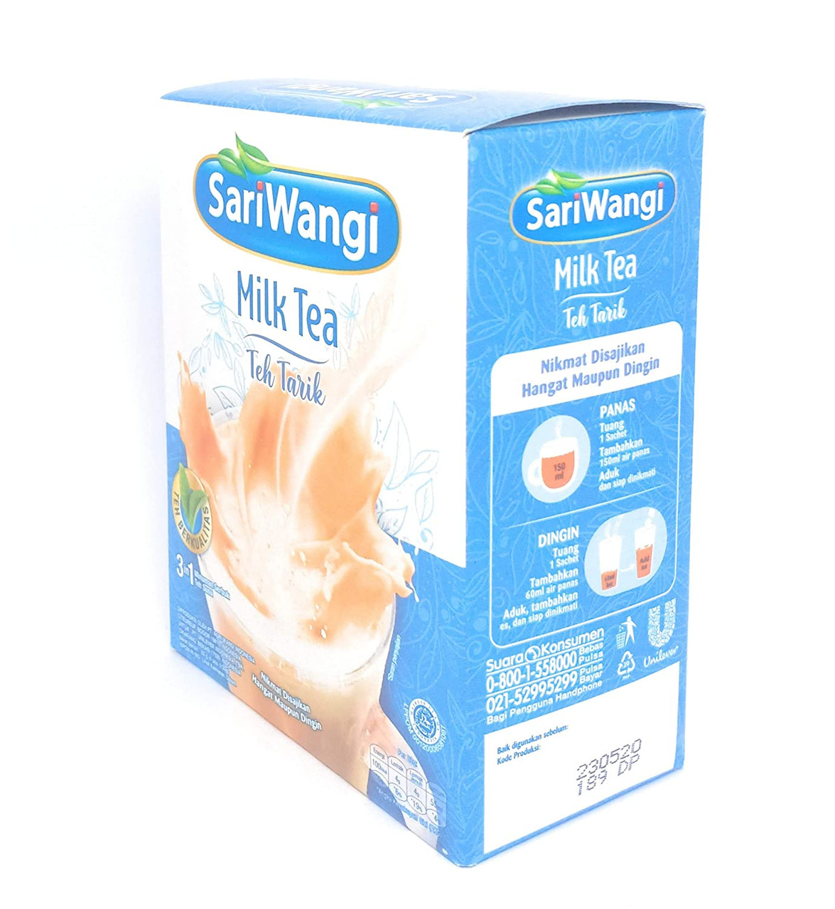 SariWangi Milk Tea Teh Tarik 4ct, 92 Gram 3.2 UD Jawa Berkah Makmur
