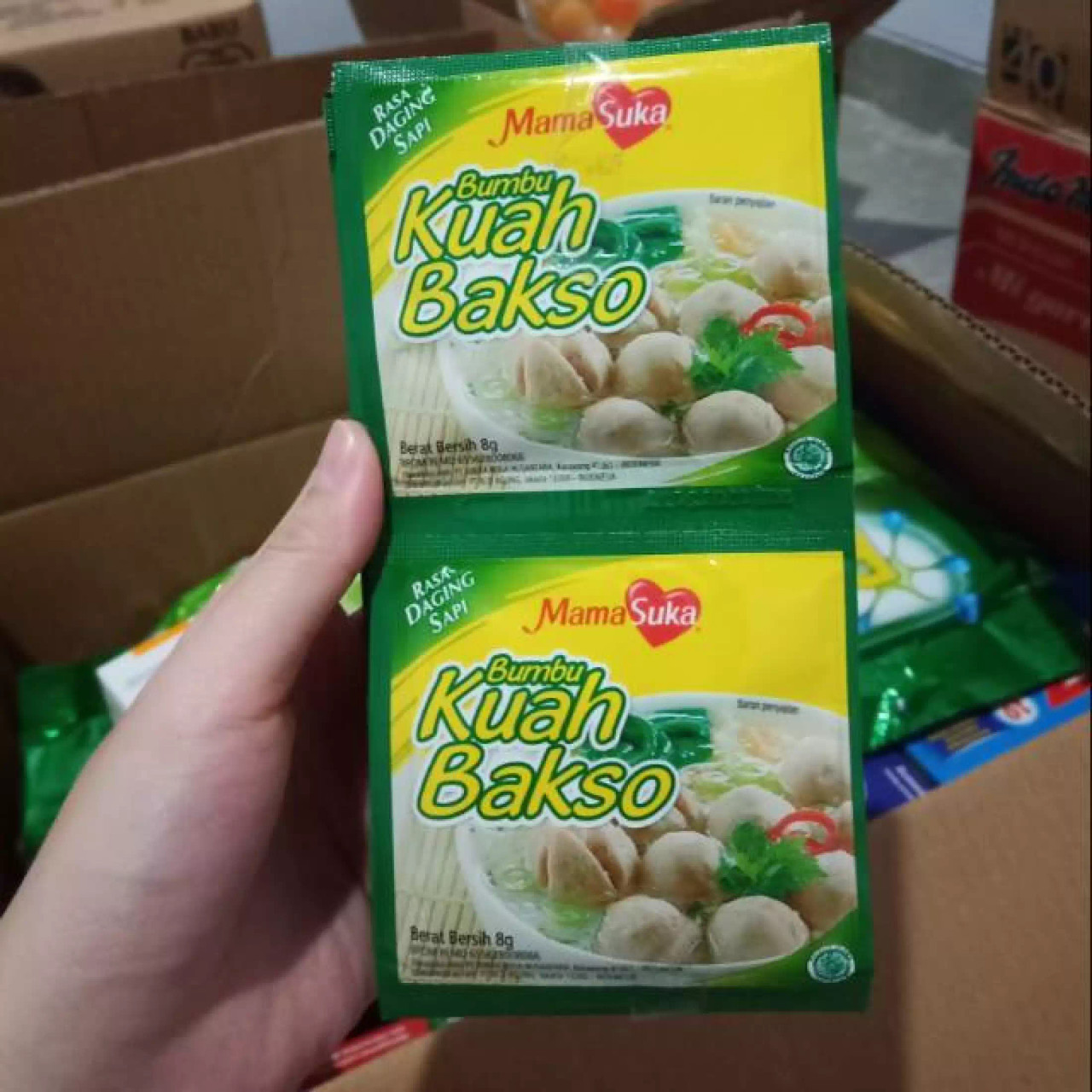 Mama Suka Bumbu Kuah Bakso, 8gr (10 Sachet)