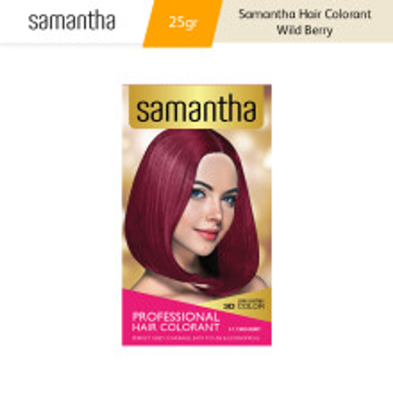 Samantha Hair Colorant Wild Berry Box 25gr
