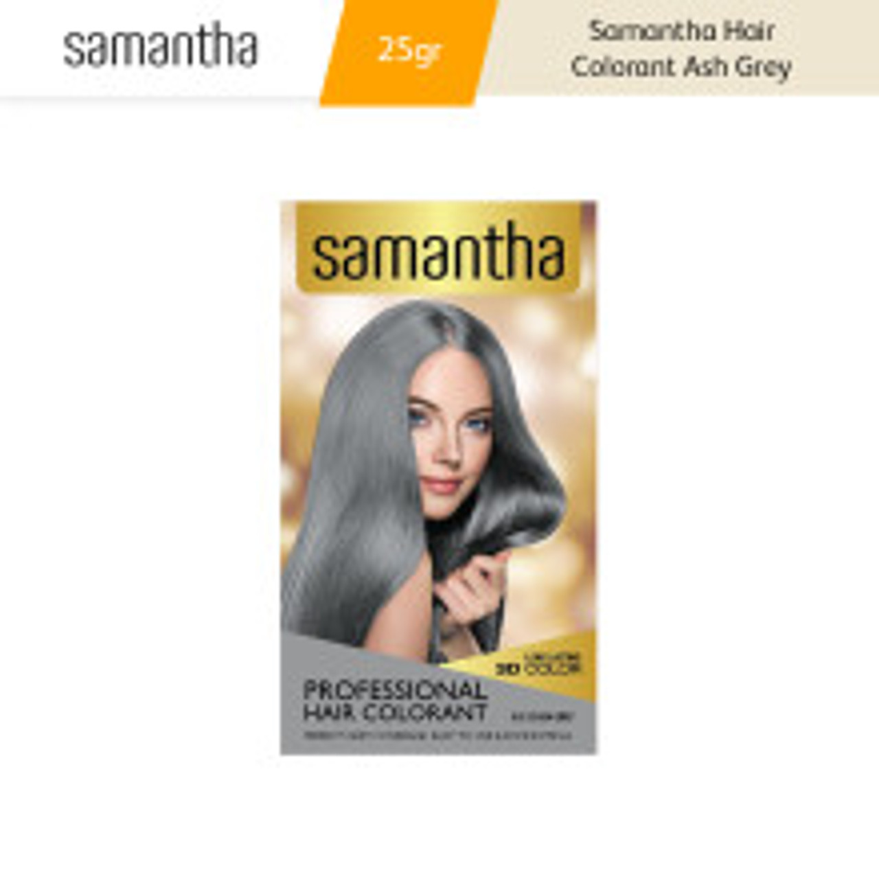 Samantha Hair Colorant Ash Grey Box 25gr