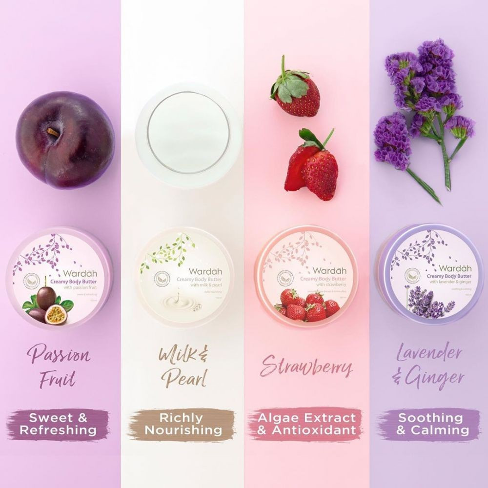 Wardah Creamy Body Butter with Lavender and Ginger 150ml UD Jawa Berkah Makmur