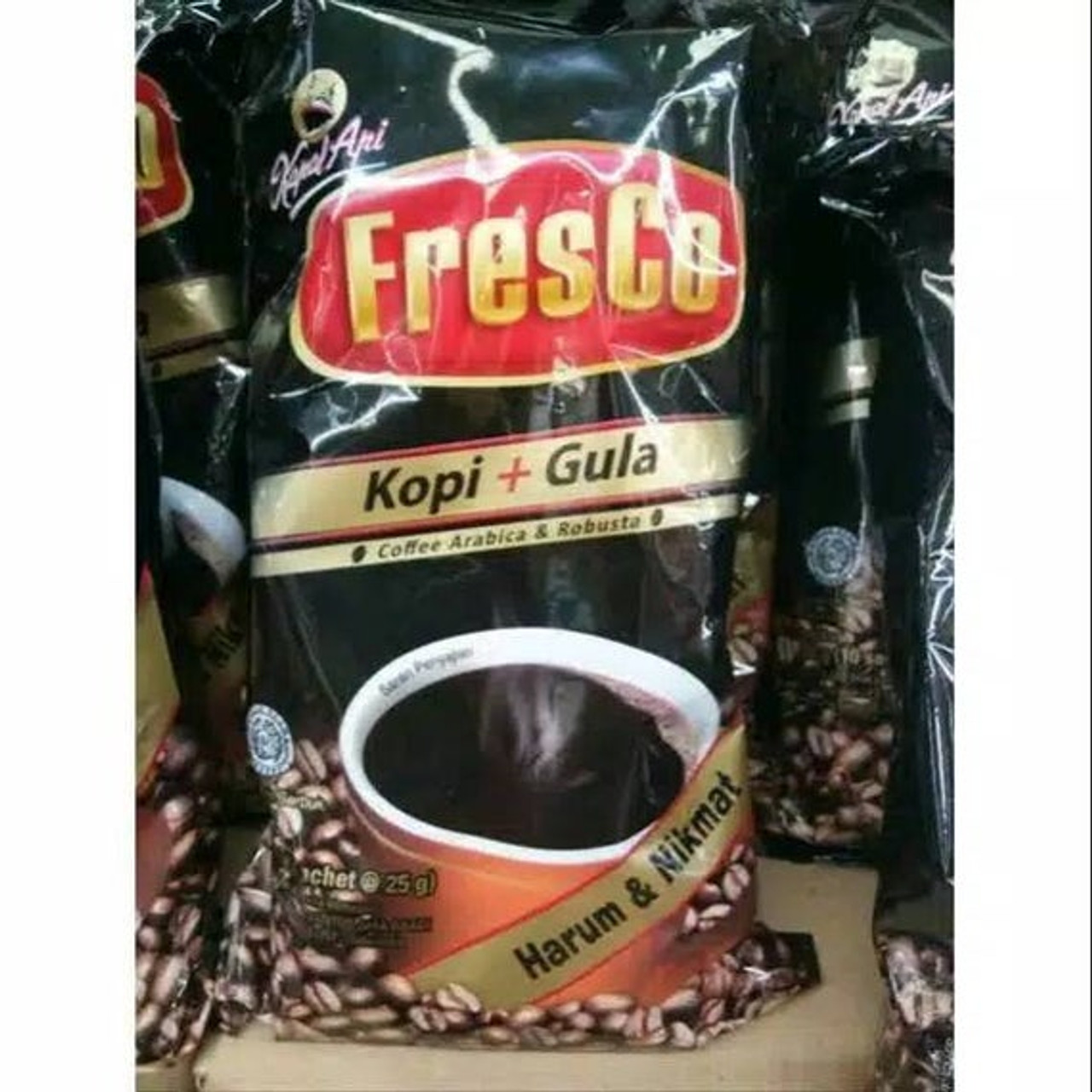 Kapal Api Fresco Kopi Gula 10 Sachet , 250 gr