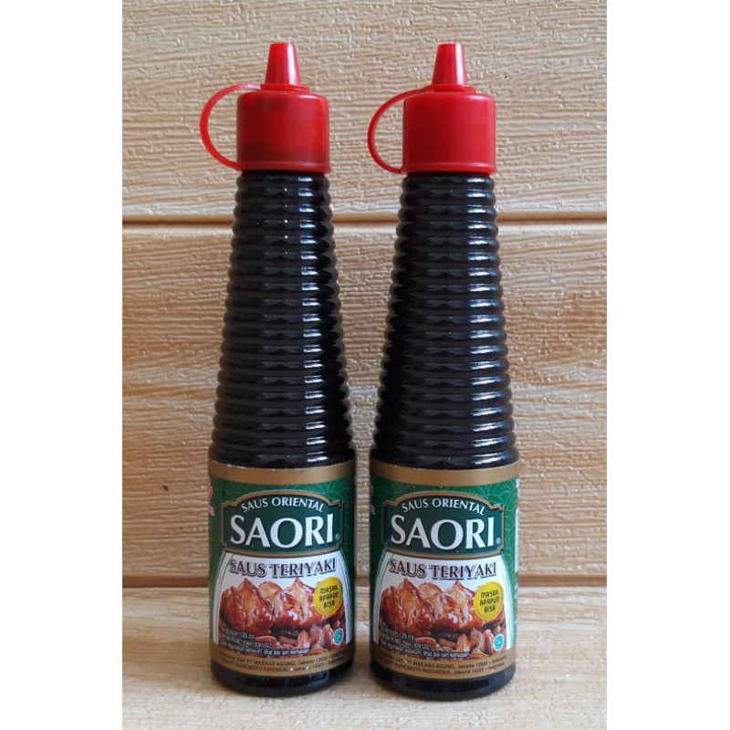 SAORI Saos Teriyaki Sauce Bottle, 135 ml - Javanese Taste
