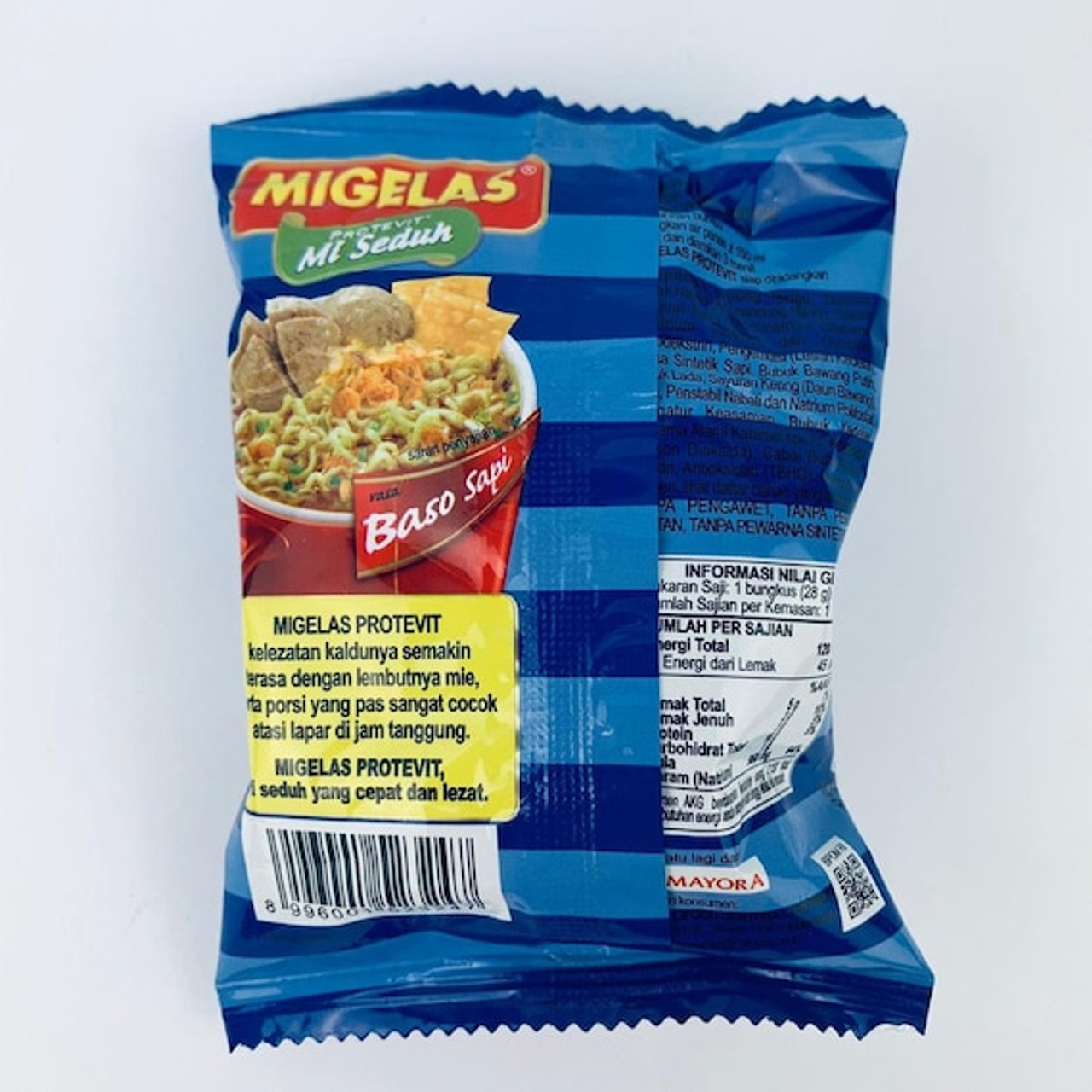 Migelas Protevit Mie Instant Rasa Baso Sapi Beef Meatball Flavor 28