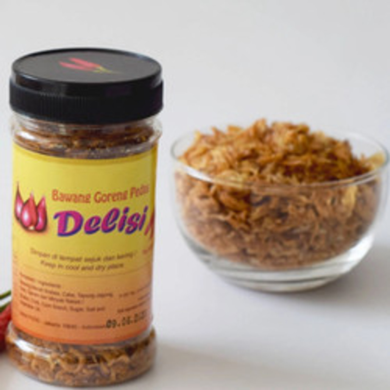 Delisi Bawang Goreng Pedas (Spicy Fried Shallot), 60 Gram 