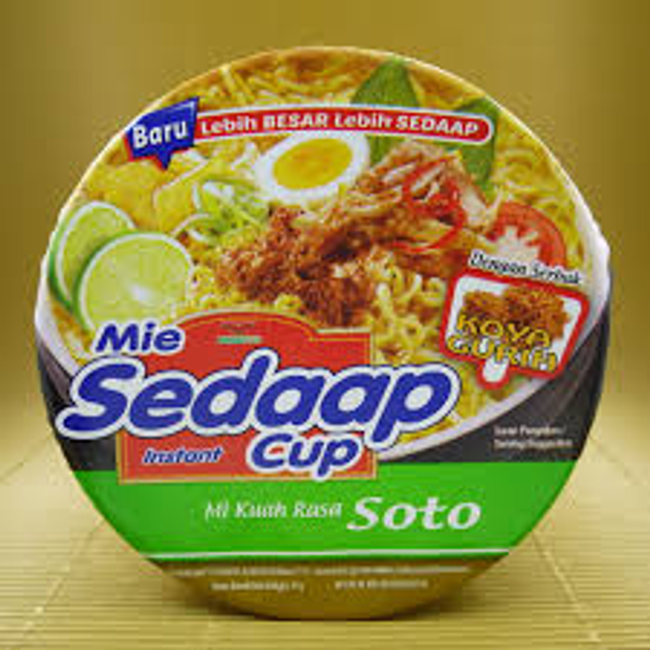 Sedaap Instant Noodle Cup Mi Rasa Soto 81 Gram Ud Jawa Berkah Makmur