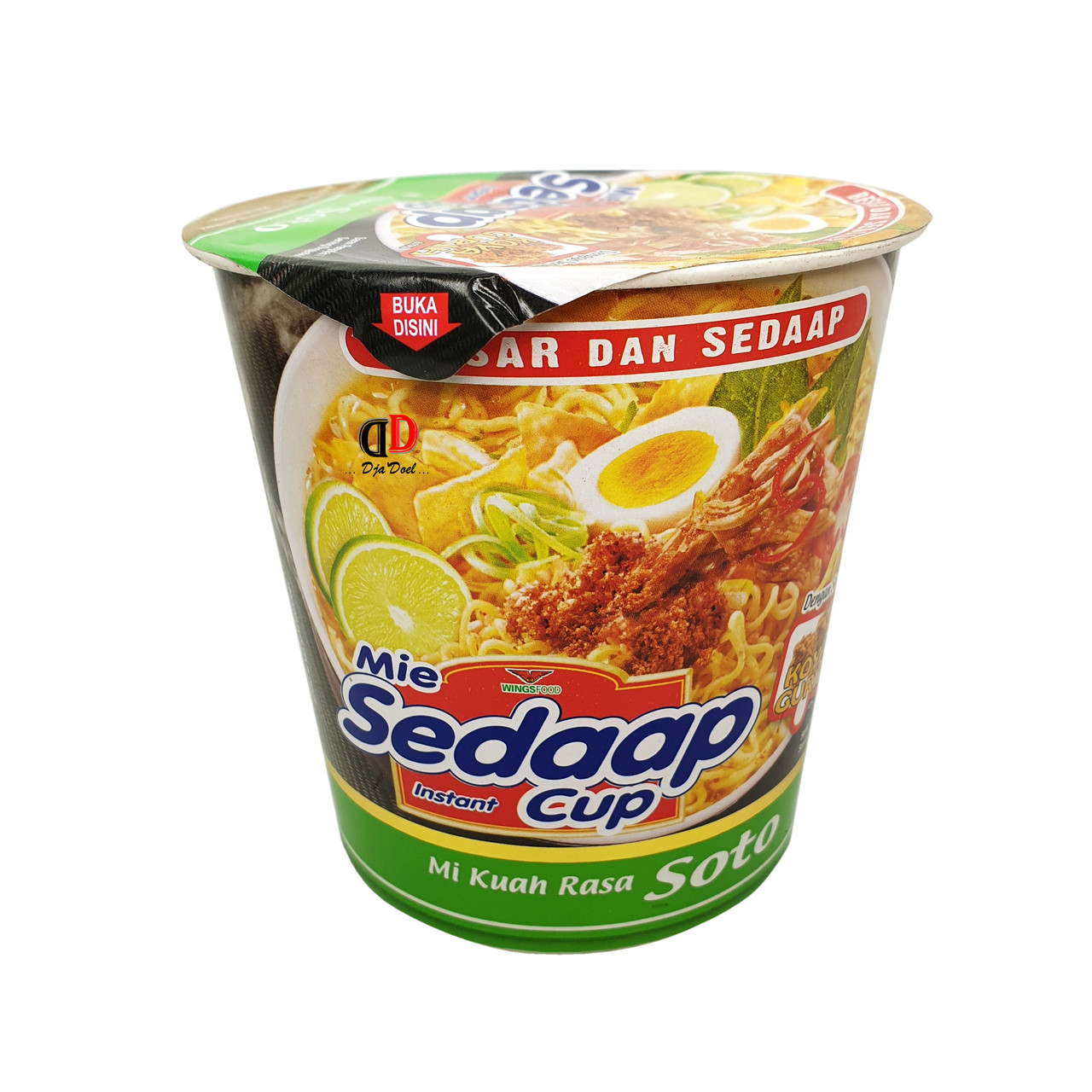 Sedaap Instant Noodle Cup Mi Rasa Soto, 81 Gram 