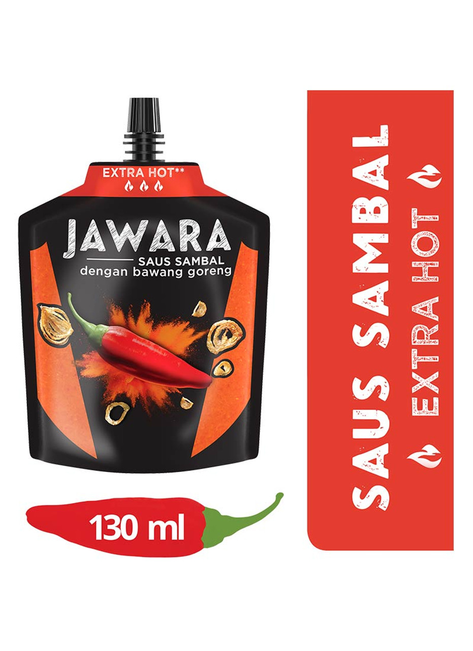 Jawara Saus Sambal Extra Hot, 130 ml - 4.39 fl oz
