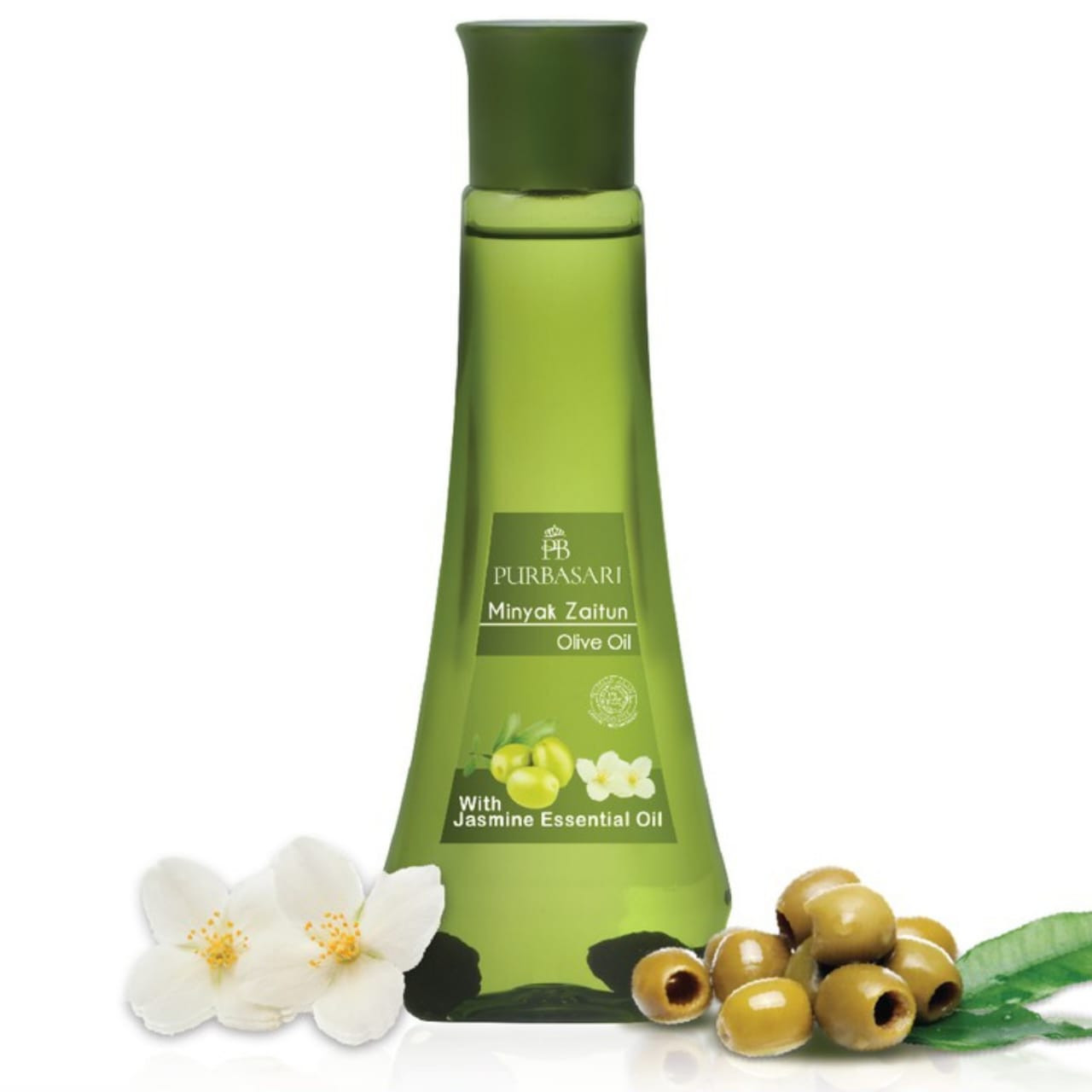 Purbasari Minyak Zaitun - Olive Oil with Jasmine Essential Oil, 150 ml