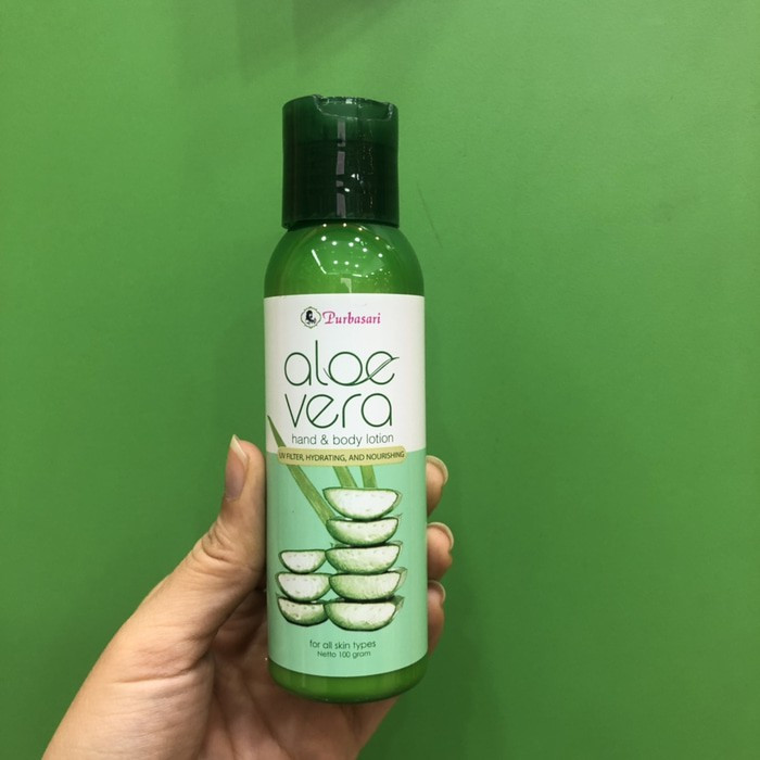 Purbasari Hand & Body Lotion Aloe Vera, 100 ml - Javanese Taste