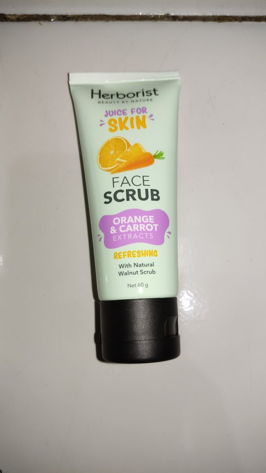 Herborist Juice For Skin Face Scrub Orange & Carrot 60 gr UD Jawa Berkah Makmur