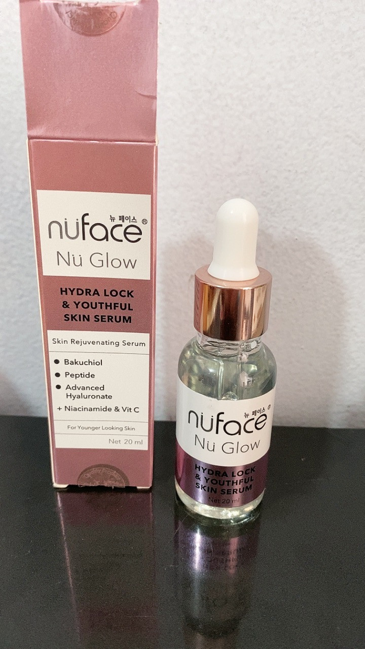 Nuface Nu Glow Hydra Lock & Youthful Skin Serum ( Serum Anti Aging ) 20 ml