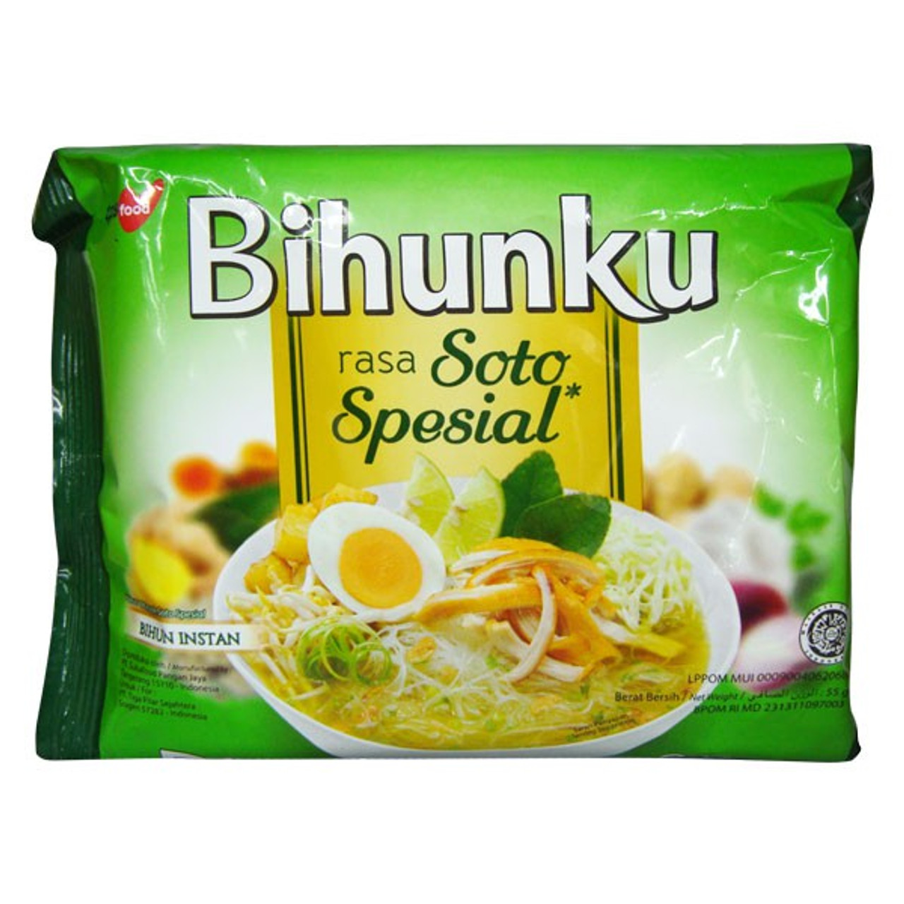 Bihunku Instant Noodle Soto Flavor, 55gram