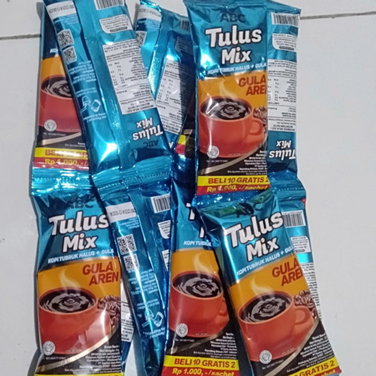 ABC Tulus Mix Palm Sugar, 230gr (10Sachet @23gr)