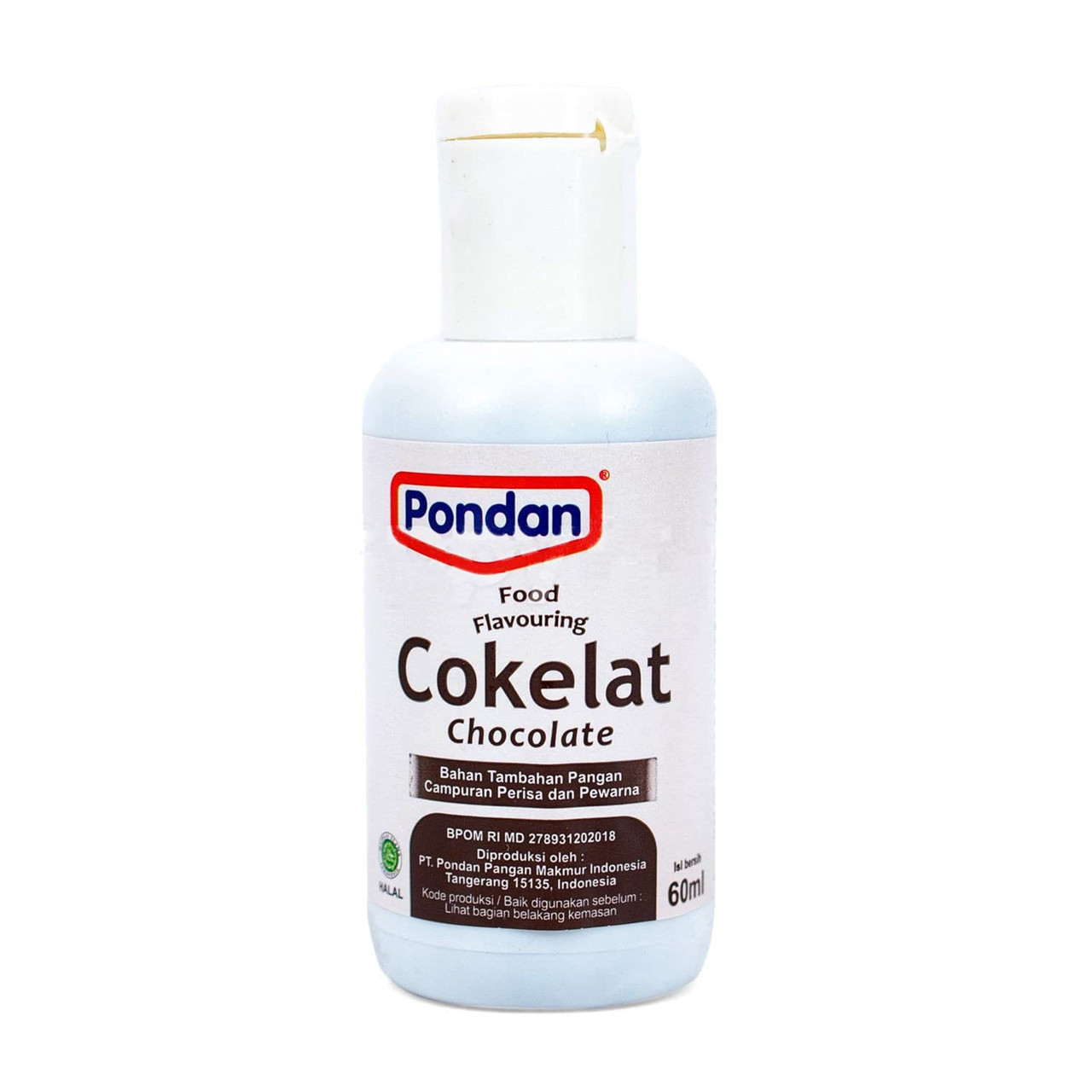 Pondan Flavoring and Coloring Paste - Chocolate, 60 Ml