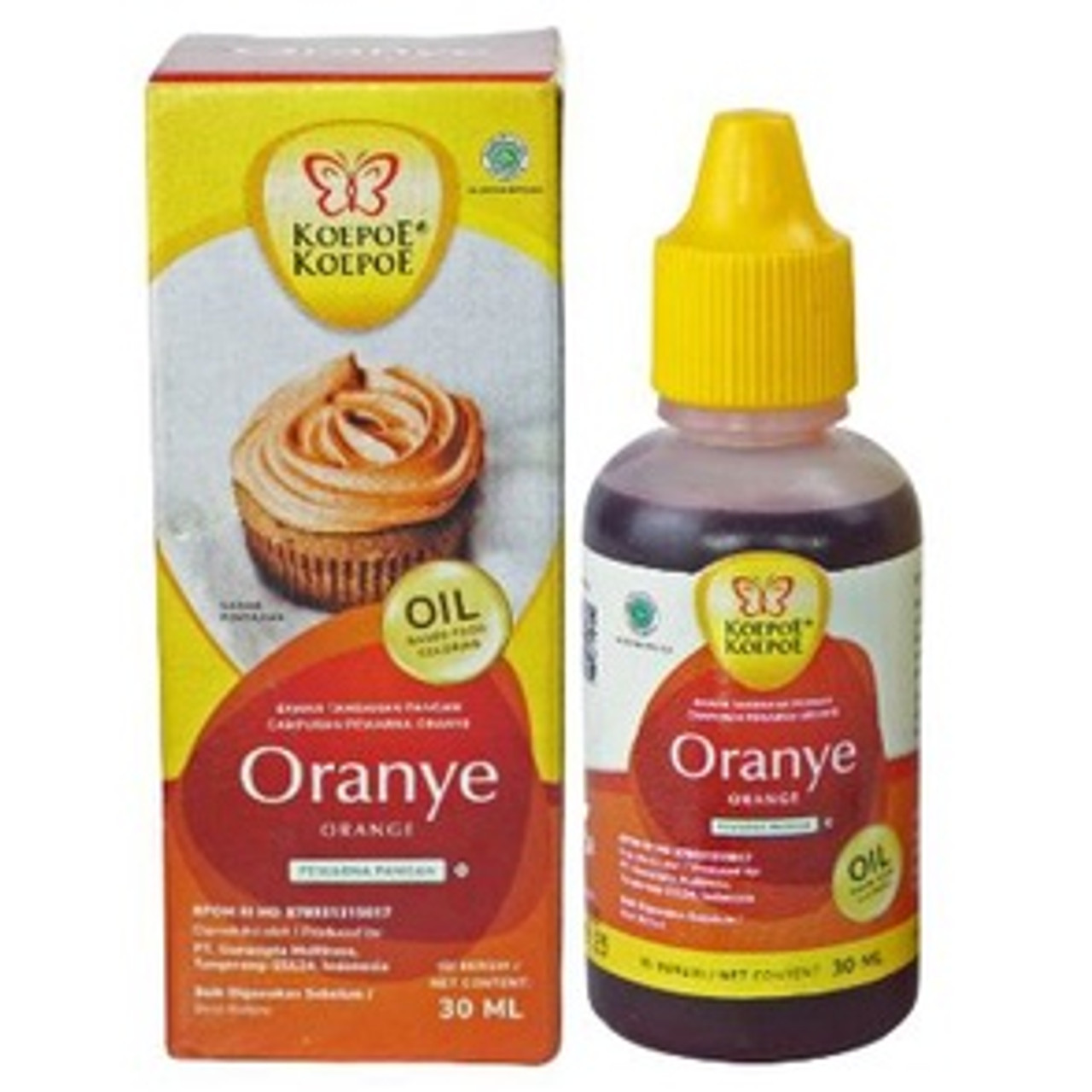 Koepoe-koepoe Coloring Orange Oil Base (30ml)