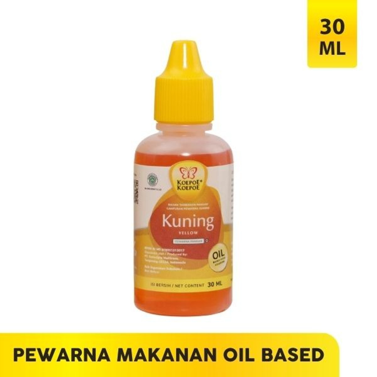 Koepoe-koepoe Coloring Yellow Oil Base (30ml)