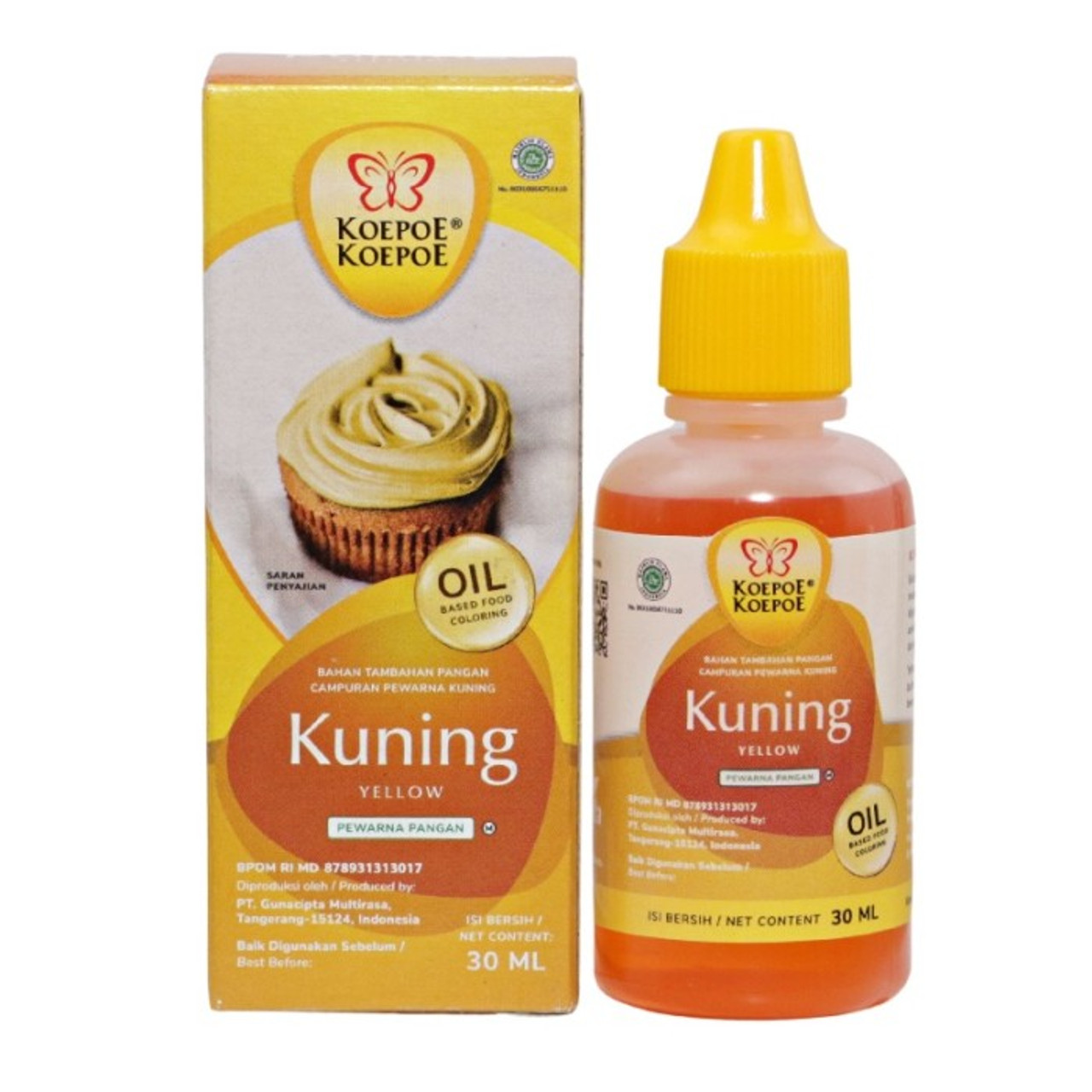 Koepoe-koepoe Coloring Yellow Oil Base (30ml)