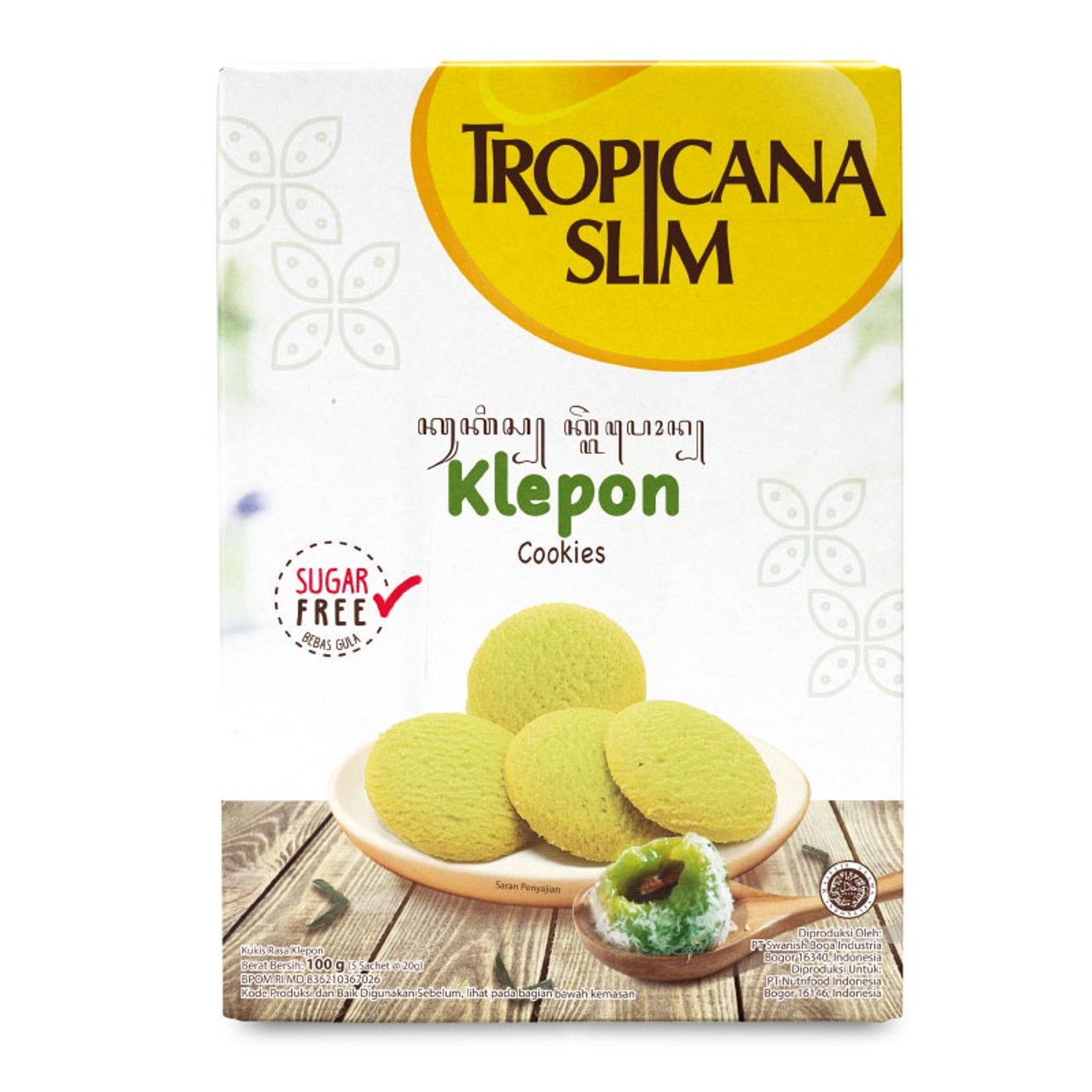 Tropicana Slim Cookies Klepon, 100 gram