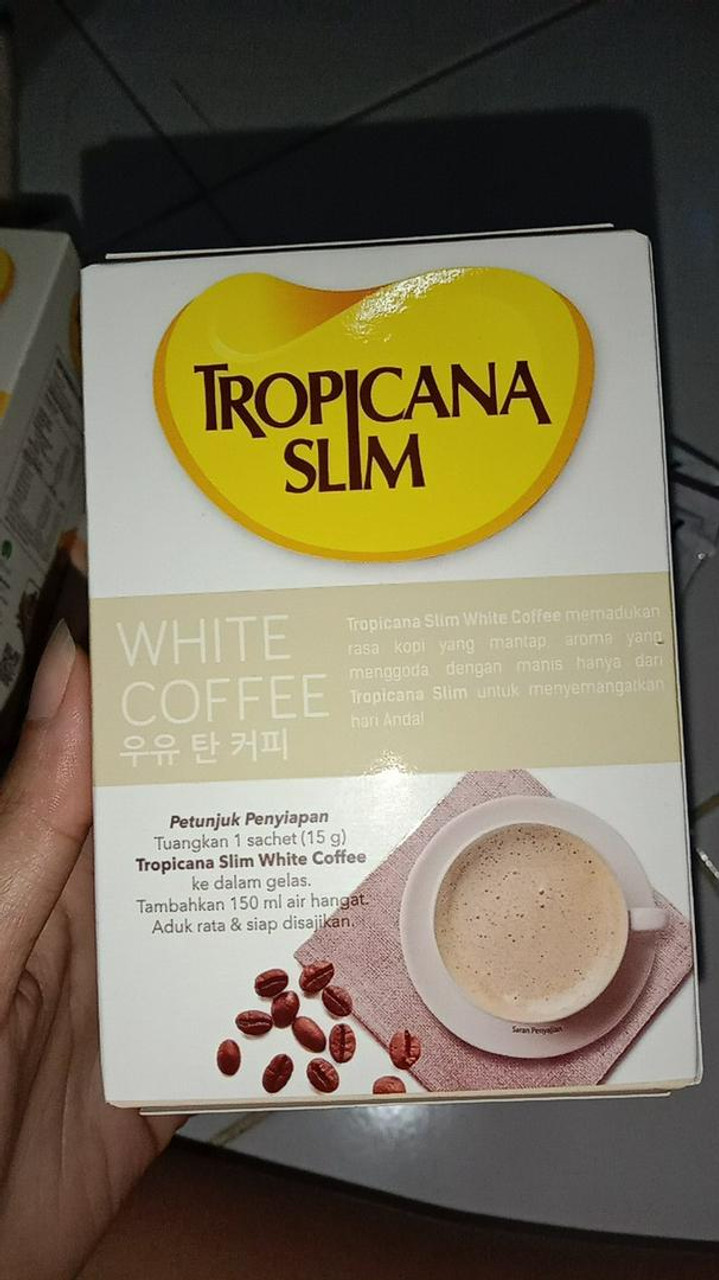 Tropicana Slim White Coffee, 60 gram