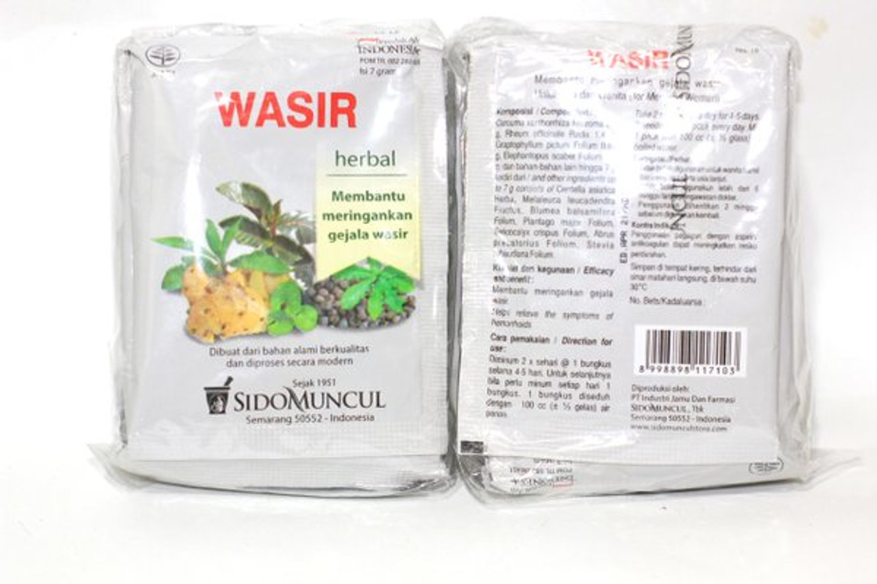 Sido Muncul Jamu Wasir, 70gr (10ct @ 7gr)