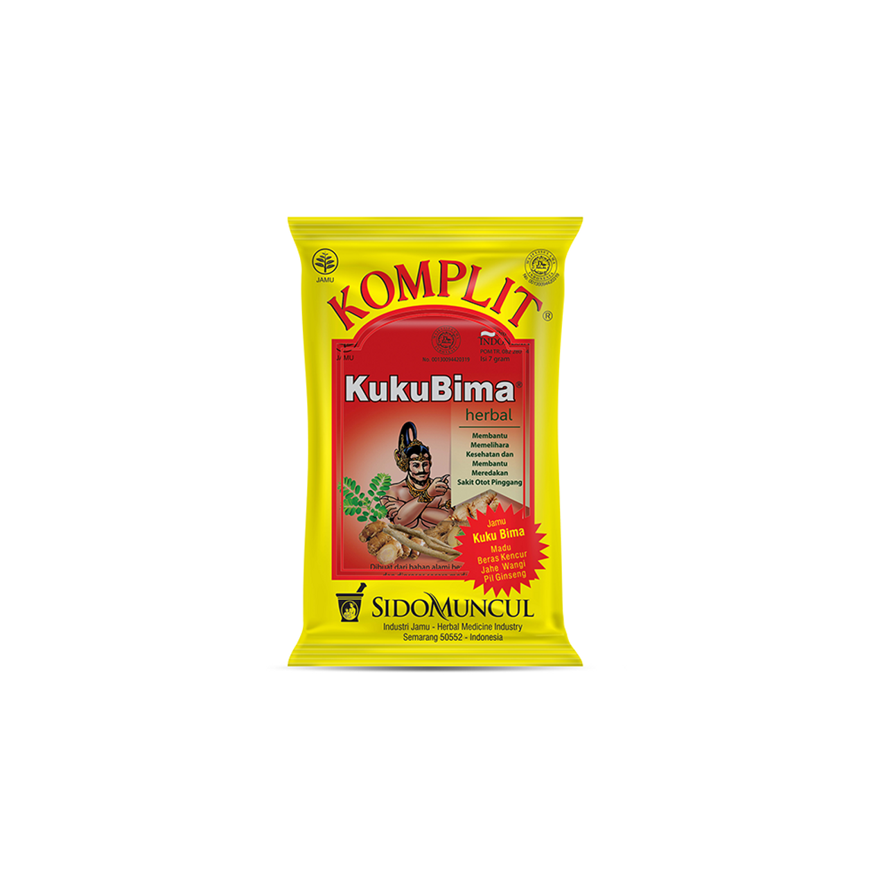 Sido Muncul Jamu Komplit Kuku Bima, 70gr (10ct @ 7gr)