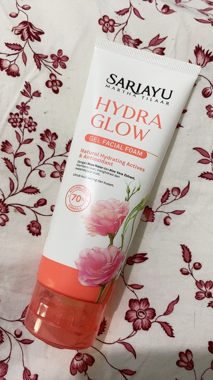 Sariayu Hydra Glow Gel Facial Foam, 100gr