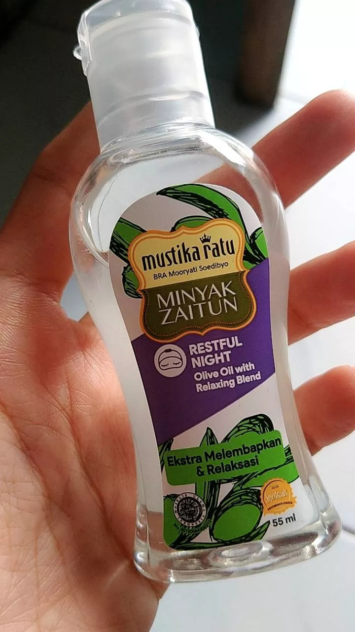 Mustika Ratu Minyak Zaitun And Aromatic Essential Oil Restful Night 55ml