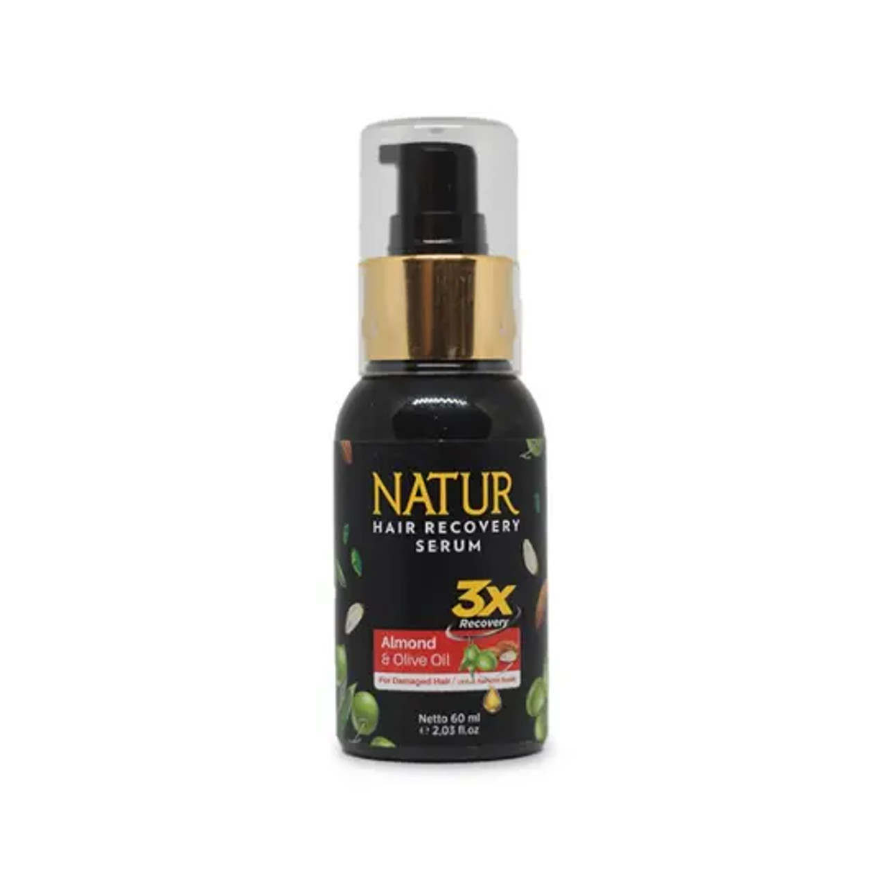 Natur Hair Recovery Serum Almond & Olive Oil 60 ml