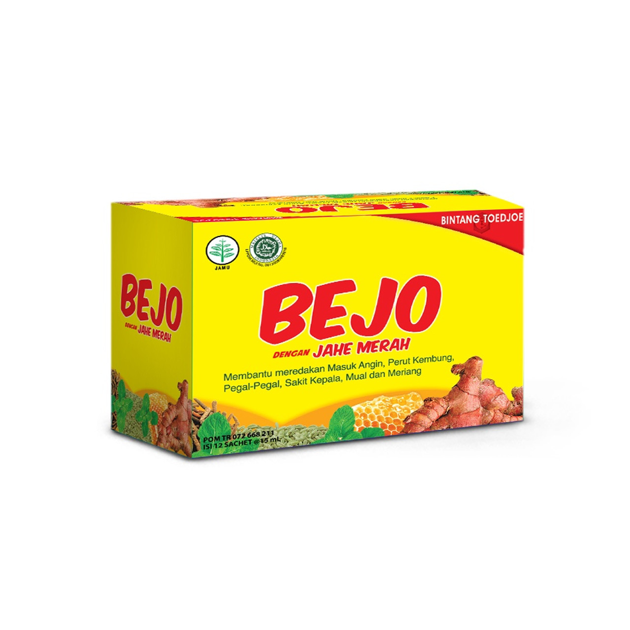 Bejo Jahe Merah 12-ct, 180 ml