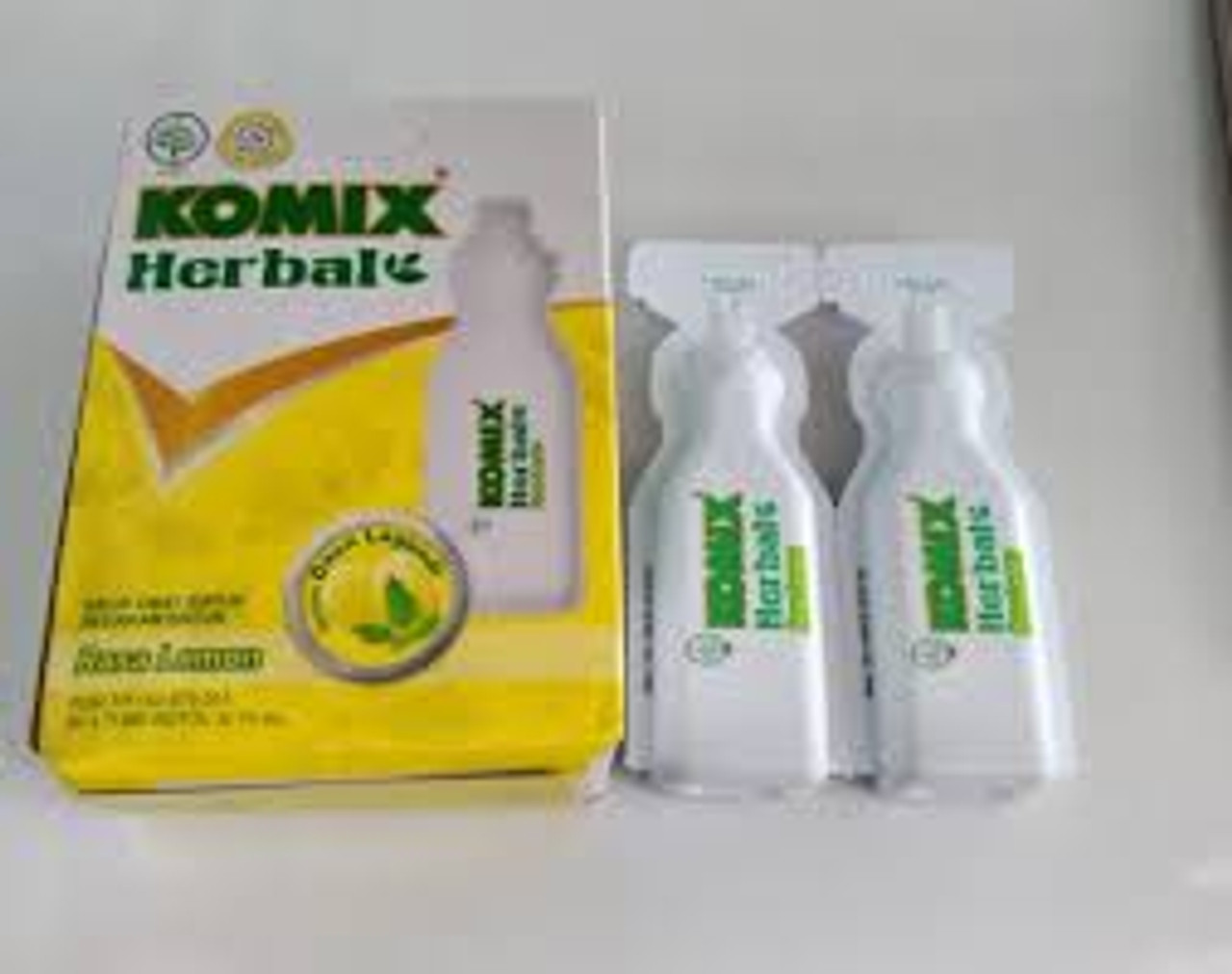 Komix Herbal Lemon Tube Pack @10 ml (4 Tube)