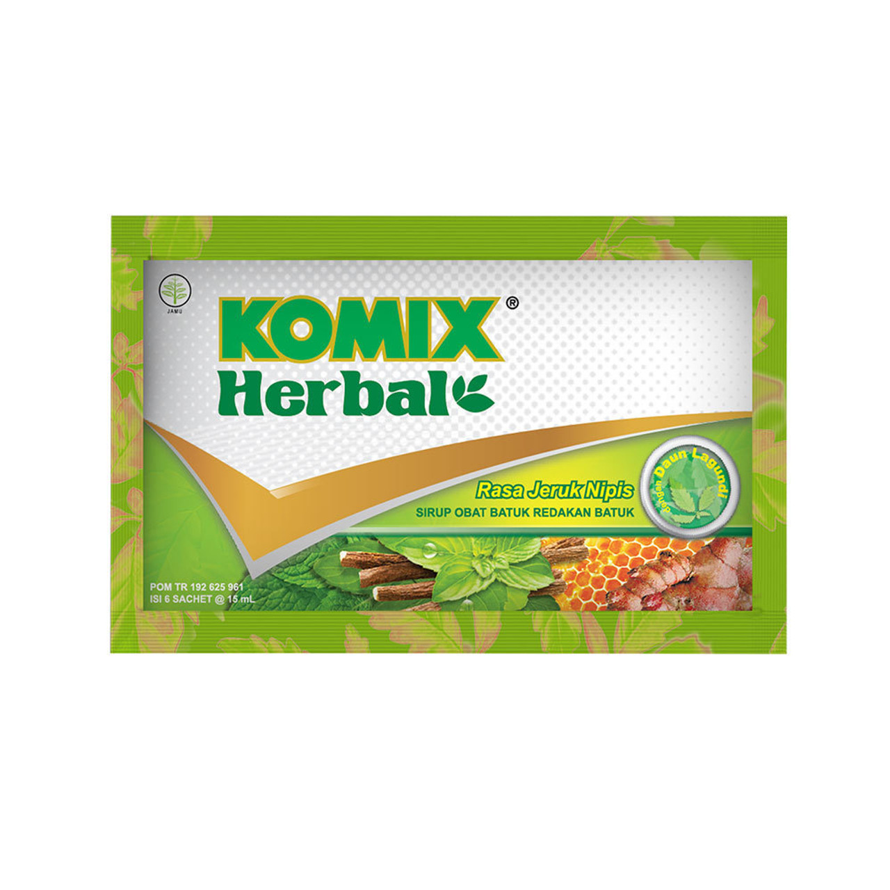 Komix Herbal Jeruk Nipis  6-ct, @15ml