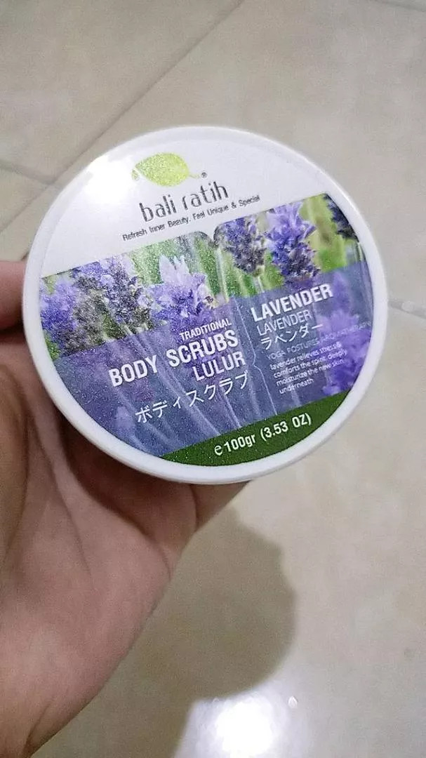 Bali Ratih Lulur / Body Scrub Lavender, 100 gr