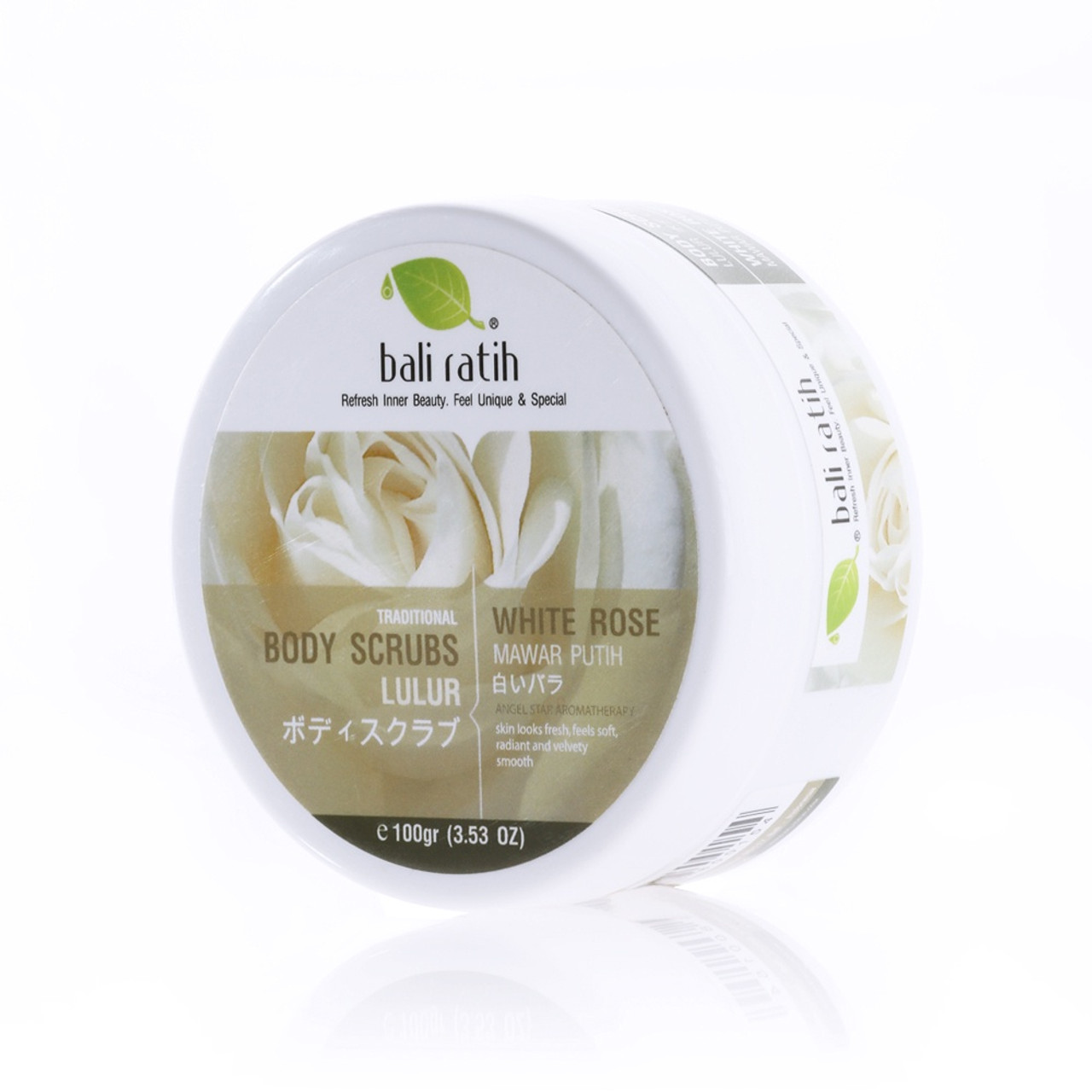 Bali Ratih Lulur / Body Scrub White Rose , 100 gr