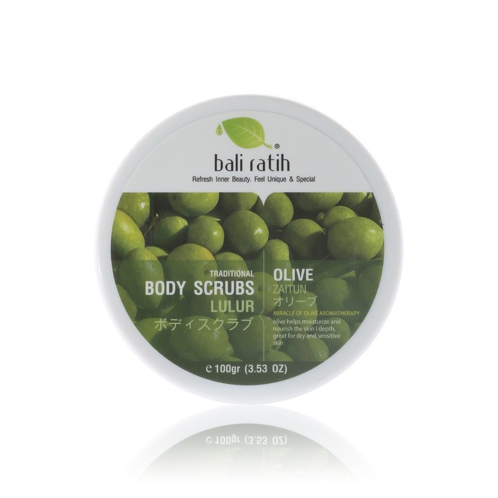 Bali Ratih Lulur/Body Scrub Olive, 100 gr