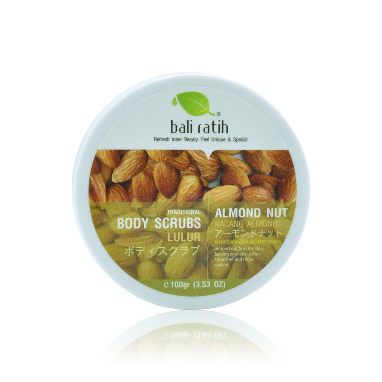 Bali Ratih Lulur / Body Scrub Almond Nut , 100 gr