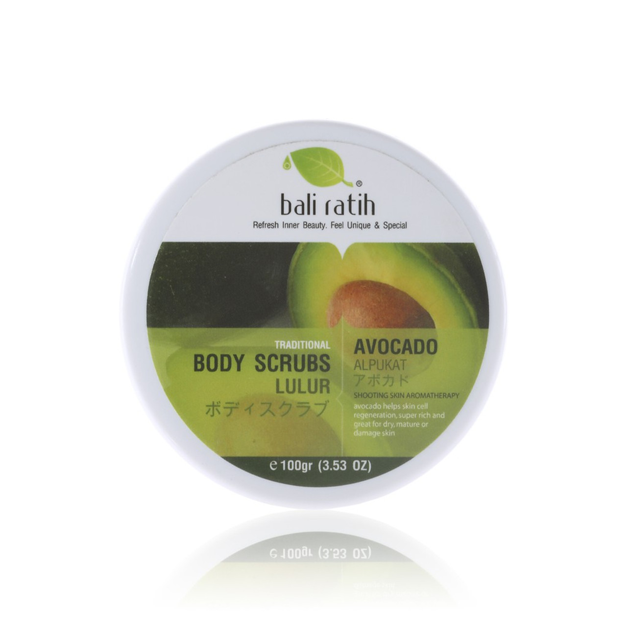 Bali Ratih Lulur / Body Scrub Avocado, 100 gr