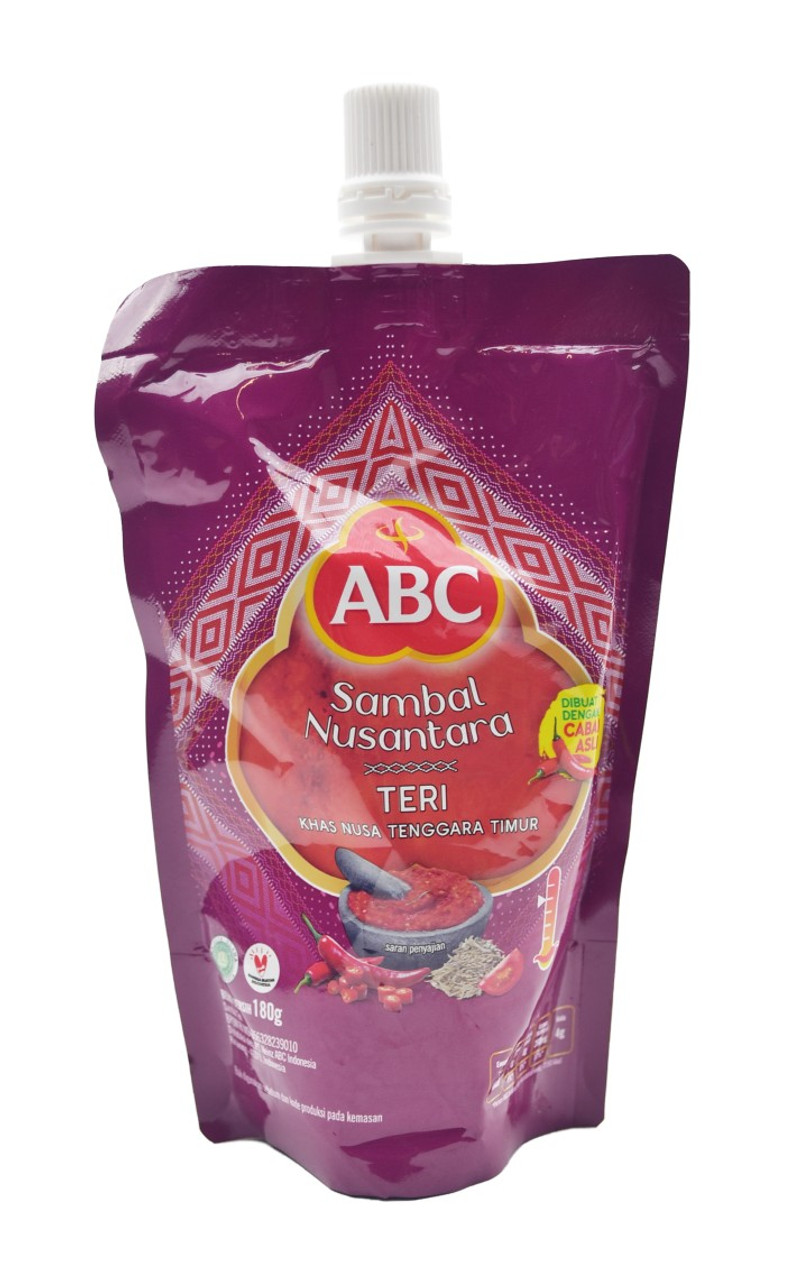 ABC Sambal Nusantara Teri Pouch 180G