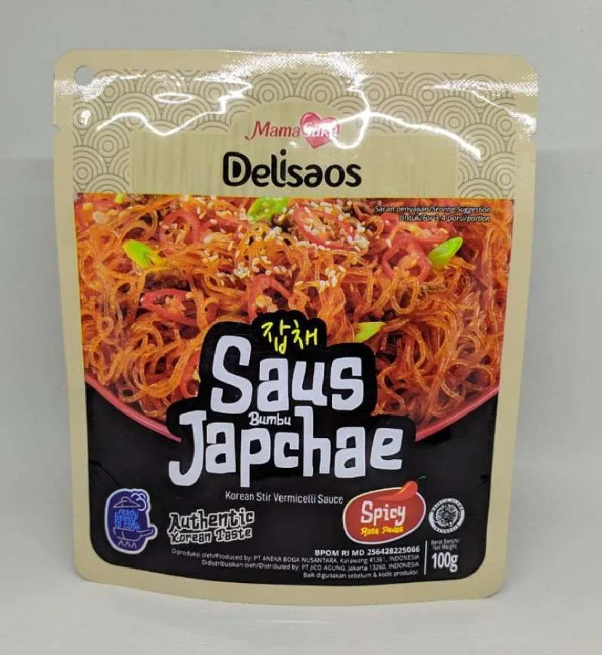 Mamasuka Delisaos Saus Japchae Spicy, 100 gr