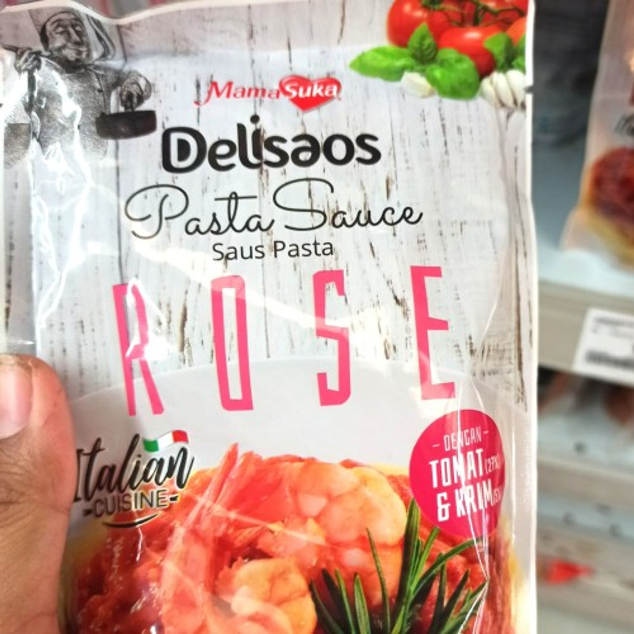 Mamasuka Delisaos Saus Pasta Rose, 315 gr